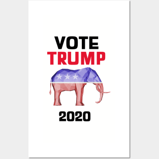 Vote Trump 2020 Posters and Art